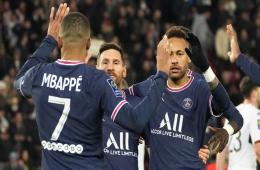 PSG 5-1 Lorient: Akhirnya Messi, Mbappe, dan Neymar Bisa Juga Cetak Gol Bersamaan